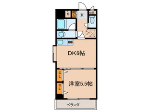 日吉壱番館の物件間取画像